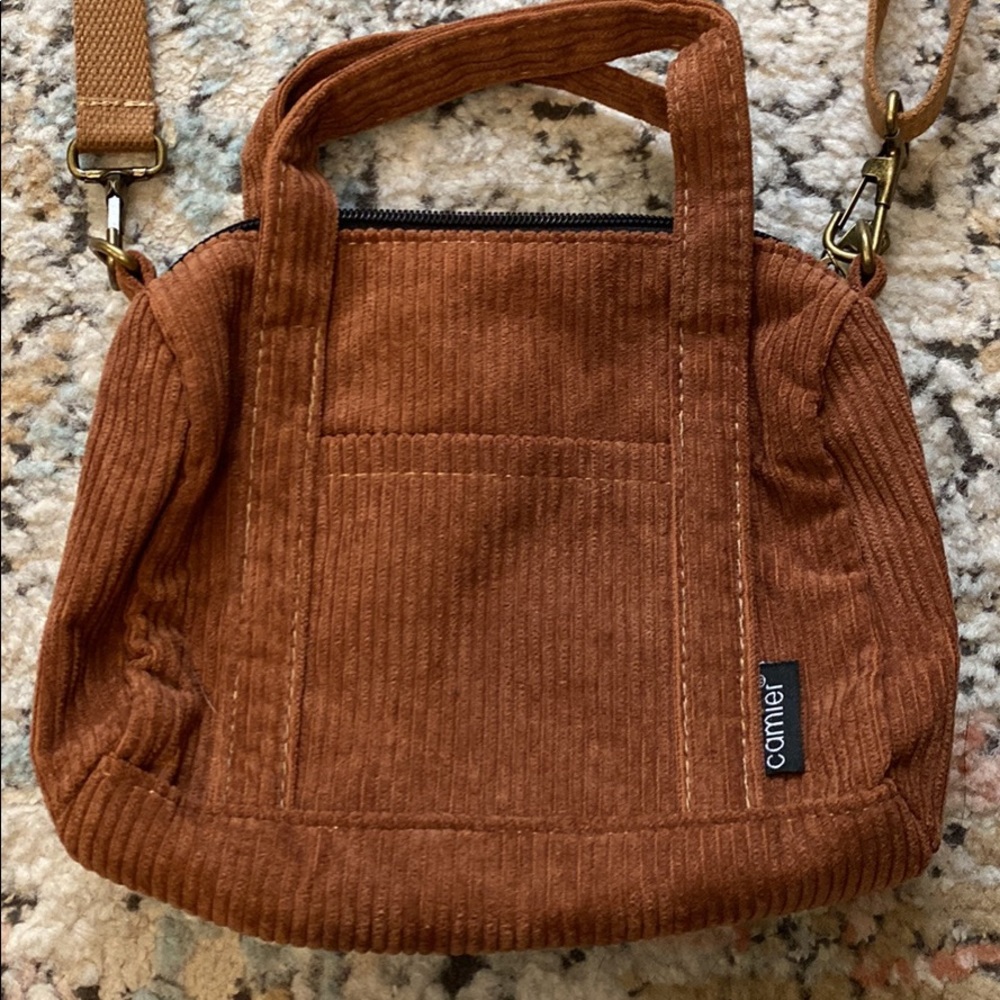 Small brown crossbody purse